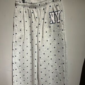Edikted NY Babe Polka Dot Sweatpants